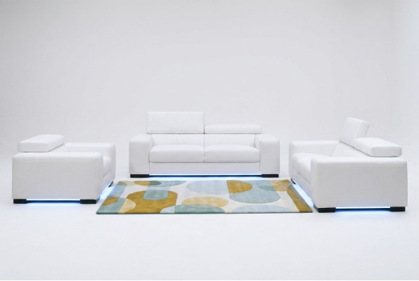 Divano XXL grande a 3 posti (senza 2+1) poltrona divano imbottito sofa divani, sedile in pelle.
