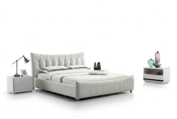 Design moderno Letto XXL Letti Hotel di lusso Stile doppio in pelle 140 160