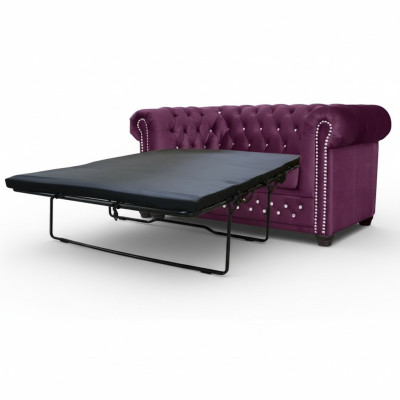 Chesterfield York Blink con funzione letto Tessuto Divani Imbottiti Divani Nuovi