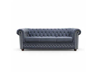 Chesterfield York Blink 3 posti divano divano imbottito divani Couchen Neu Sofa Designer