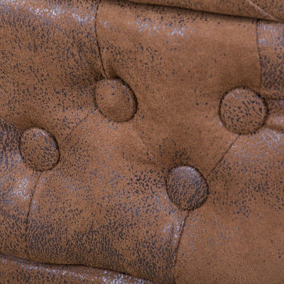 Chesterfield York Gobi divano in pelle a due posti, sofà imbottito, divano nuovo.