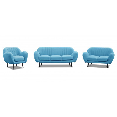 Divano completo 3+2+1, divani imbottiti, divani, design salotto Chesterfield.