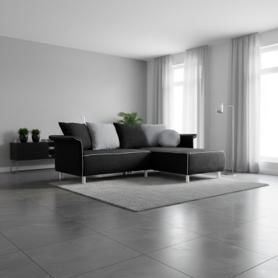 Design divano ad angolo con funzione letto divano imbottito sedile divani a angolo divano letto