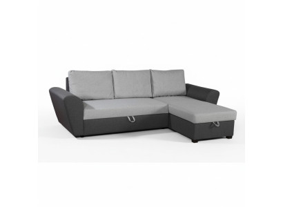 Design divano ad angolo con funzione letto Alina divano imbottito sedile divani ad angolo nuovi