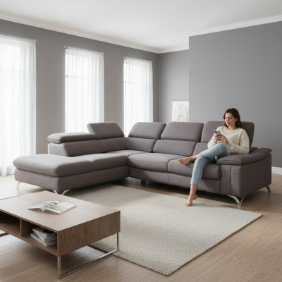 Design divano ad angolo con funzione letto divano imbottito seduta angolare divani divani nuovi Reno