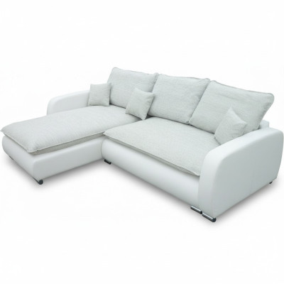 Design divano ad angolo tessuto funzione letto divano imbottito seduta divani angolari divano letto