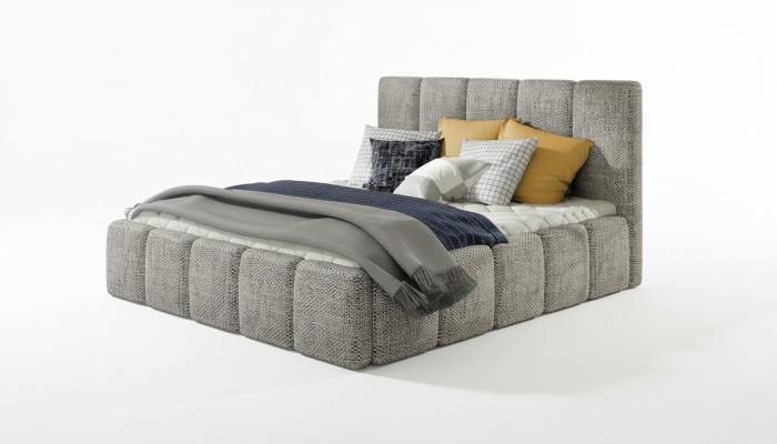 Moderno design di lusso XXL letto stile hotel doppio in pelle 140 160.