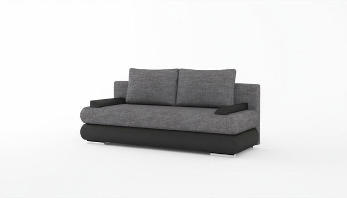 Divano letto design in tessuto a 3 posti per camera degli ospiti.