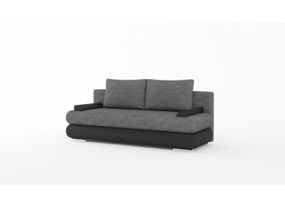 Divano letto design in tessuto a 3 posti per camera degli ospiti.