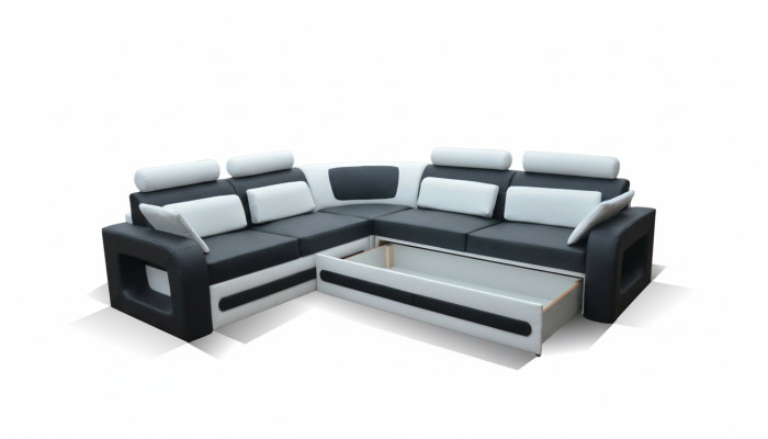 Divano letto Divano Imbottito Divano angolare Salotto Tessuto Sedia Set Funzionale
