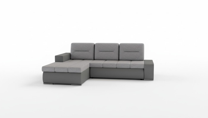 Design divano a angolo Ottavio con funzione letto, divano letto living, divani letto, divano.