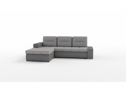 Design divano a angolo Ottavio con funzione letto, divano letto living, divani letto, divano.
