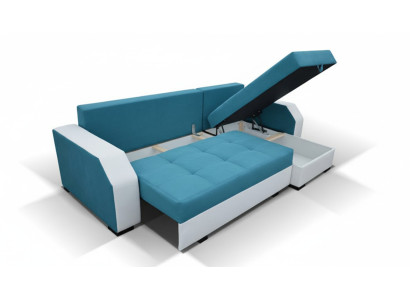 Design divano angolare funzione letto pelle tessuto imbottito divani divani divano Aris.