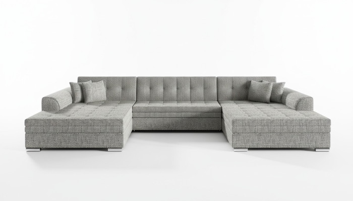 Divano angolare design con funzione letto letto divano in pelle tappezzeria tessuto divani nuovi 1070.