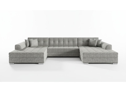 Divano angolare design con funzione letto letto divano in pelle tappezzeria tessuto divani nuovi 1070.