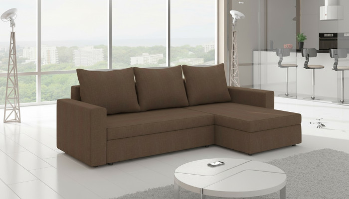 Design divano angolare divano letto funzione letto divano pelle imbottita tessuto divani Nuovo 502