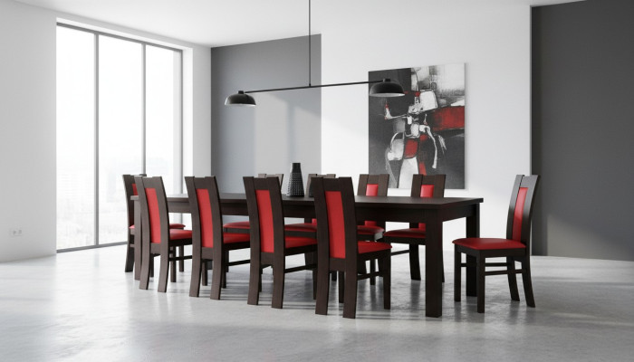 Tavoli da pranzo Set da pranzo in legno Tavolo da pranzo con sedie