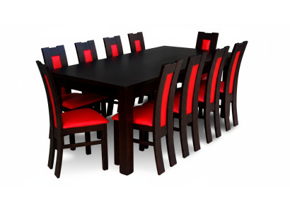 Tavoli da pranzo Set da pranzo in legno Tavolo da pranzo con sedie