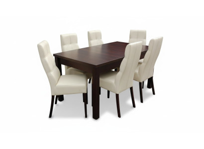 Tavolo da pranzo + set di 6 sedie, set di sedie da tavolo, tavoli  Tavolo da pranzo + set di 6 sedie, set di sedie da tavolo, tavoli