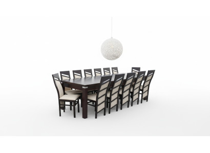 Design set da pranzo con tavolo e 12 sedie - set da pranzo.
