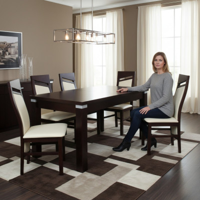 Tavolo da pranzo 6 sedie Set di sedie da pranzo Tavolo Sedia Set Sala da pranzo Design