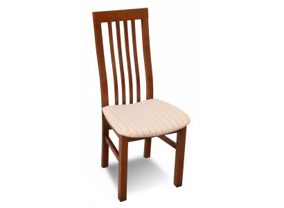 Design di lusso Sedia imbottita Sedie Seduta Schienale Ufficio Ufficio Sala da pranzo Legno K5
