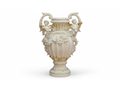 XXL vaso tavolo decorazione vasi decorativi stile antico scultura figura calice Roma 71 cm