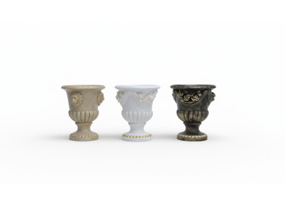 XXL Decorazione classica per soggiorno in stile antico vaso statuetta 0915 nuovo