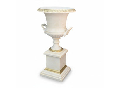 XXL decorazione classica per soggiorno, stile antico, vaso decorativo, statue, scultura