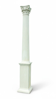 313 cm XXL Grande colonna Stile antico greco antico Ristorante Caffè