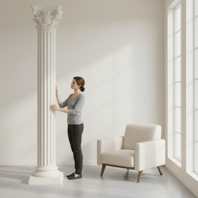 Design colonne antiche colonna decorativa colonna colonna fiore pilastro supporto piedistallo Nuovo 224cm