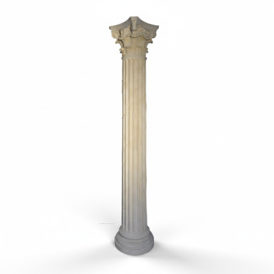 Design Colonna Antica Colonna Decorativa Colonna Colonna per Fiori Supporto Piedistallo Nuovo 228cm
