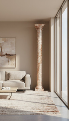 VIP Arredamento di lusso Colonne Colonna Stile antico 275cm XXL Antico romano