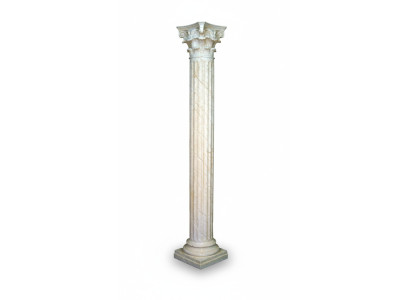 XXL Colonna Greca Stile Antico Design Colonne di Lusso Supporti Nuovi 224cm Grande Nuovo