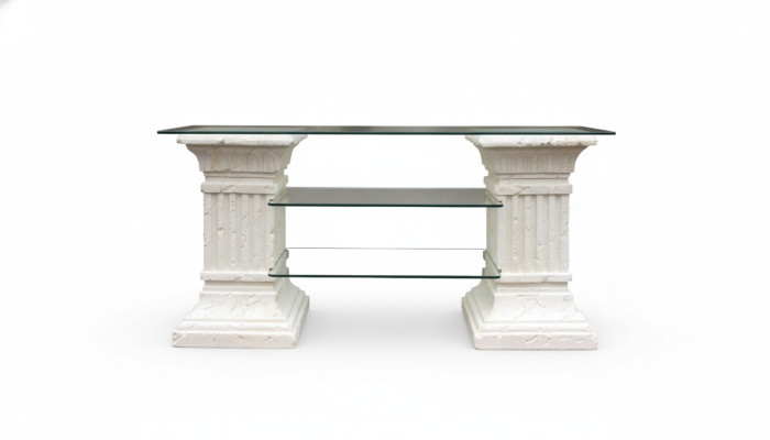 Design Vetrina Scaffale Colonna in vetro Armadio Vetrine Scaffali Armadio Soggiorno 1845