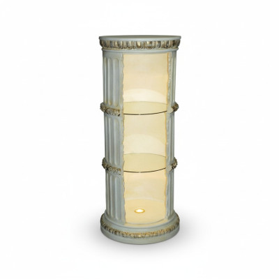 Vetrina Bar Vetrina in vetro anfora vaso vaso a terra colonna armadio vetrine scaffali 1858