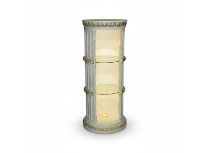 Vetrina Bar Vetrina in vetro anfora vaso vaso a terra colonna armadio vetrine scaffali 1858