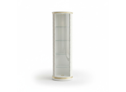 XXL Vetrina Bar Scaffale con Base in Vetro Armadio Vetrina Colonna 181,5 cm 1883 Nuovo