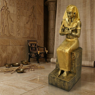 Disegno statua egizia di Ramses XXL scultura sculture decorazioni decoro