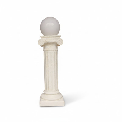 Colonna illuminata Decorazione Colonne Lampada Luce Figure Scultura Sculture