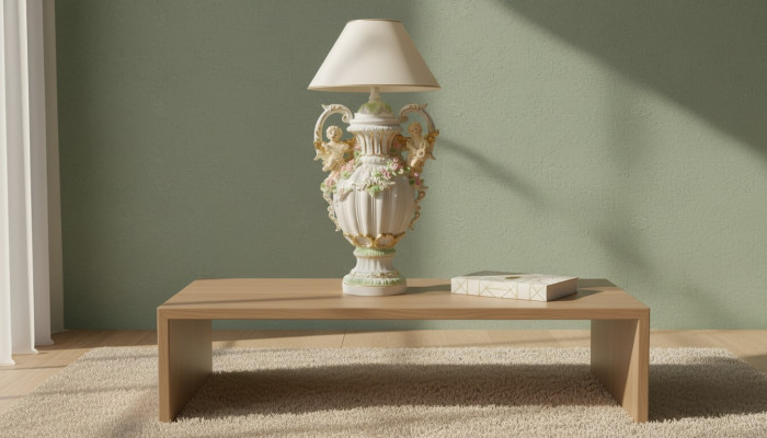 XXL 100 cm lampada da tavolo luce lampada da comodino lampade lampade da terra nuova