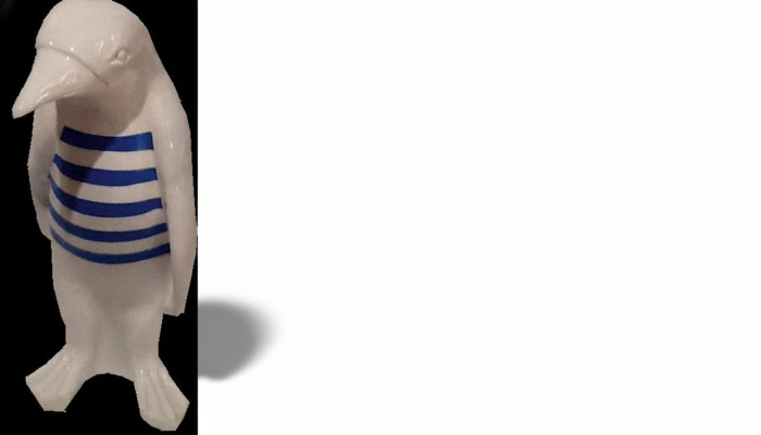 Design decorazione pinguino figura statua scultura figure sculture decorazioni XXL 67cm
