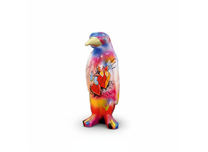 XXL 67 cm Figura Designer Fatto a Mano Dipinta Figure Scultura Sculture Statua Nuova