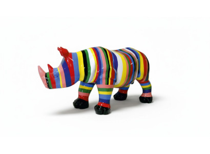 Design Nashorn Figur Statua Scultura Figure Sculture Decorazione Decoro 3092 Nuovo