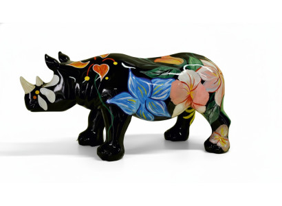Design Nashorn Figur Statua Scultura Figure Sculture Decorazione Decorazione 3095 Nuovo