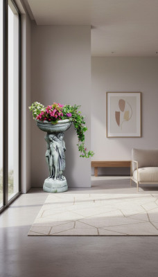 Vaso per fiori pianta natura vaso decorazione figura vasi da giardino.