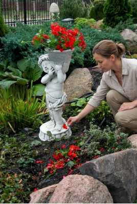Vaso per piante, vaso da piantare, decorazione, figura, vasi, vasi da fiori, giardino, natura