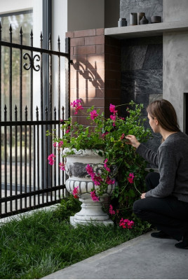 Vaso da fiori vaso da pianta decorazione naturale figura vasi vasi da fiori giardino