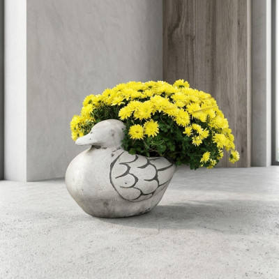 Vaso per fiori naturale da giardino, decorazione a forma di figura in vasi di fiori da giardino.