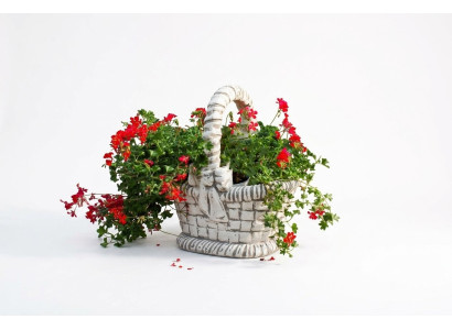 Figura Vaso da fiori Vaso da pianta Decorazione Bianco Figura Vasi da fiori Giardino